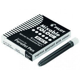 Pilot IC-P3-S6-B Recambio de bolígrafo Negro 6 pieza(s)