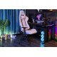 The G-Lab K Seat Platinium Silla para videojuegos universal Asiento acolchado Gris