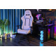 The G-Lab K Seat Platinium Silla para videojuegos universal Asiento acolchado Gris