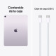 APPLE - Apple iPad 13'' Wi-Fi + Cellular 1TB - Púrpura - mh9v4ty/a