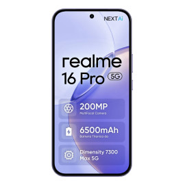 REALME - realme 16 Pro 17,3 cm (6.8'') SIM doble 5G 8 GB 512 GB 6500 mAh Púrpura - 6941764485044