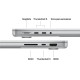 APPLE - Apple MacBook Pro 14'' M5 Pro chip 15‑core CPU 16‑core GPU, 24GB, 2TB SSD - Plata - mjlv4y/a