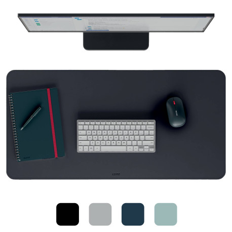 LEITZ - Leitz 53820095 protector de escritorio Cloruro de polivinilo (PVC) Negro - 53820095