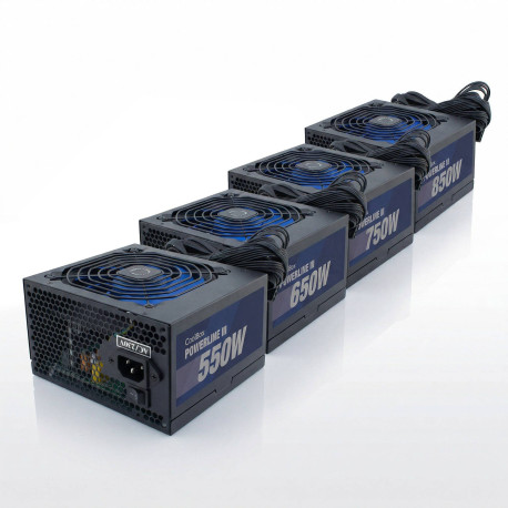 COOLBOX - CoolBox PACK FUENTES DE ALIMENTACION POWERLINE III 550/650/750/850W 85%EFI - COO-PACK-FAPW3