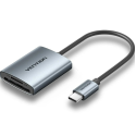 VENTION - LECTOR TARJETAS EXTERNO USB-C 3.0 NEGRO VENTION - CLOHB