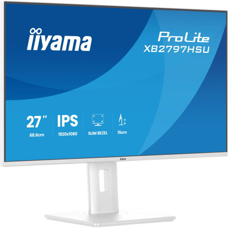 IIYAMA - iiyama ProLite XB2797HSU-W1 pantalla para PC 68,6 cm (27'') 1920 x 1080 Pixeles Full HD Blanco - XB2797HSU-W1