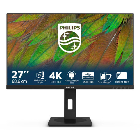 Philips 3000 series 27B1N3800/00 pantalla para PC 68,6 cm (27'') 3840 x 2160 Pixeles 4K Ultra HD LCD Negro