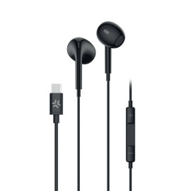 Celly UP1300TYPECBK auricular y casco Auriculares Alámbrico Dentro de oído Llamadas/Música USB Tipo C Negro