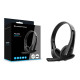 Conceptronic POLONA06B3T auricular y casco Auriculares Alámbrico Diadema Llamadas/Música Negro