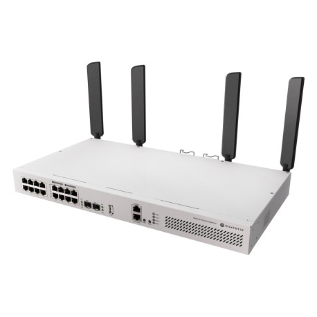 Mikrotik CRS418-8P-8G-2S+5axQ2axQ-RM L2/L3 Gigabit Ethernet (10/100/1000) Energía sobre Ethernet (PoE) 1U
