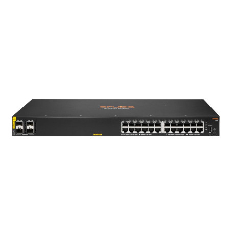 HPE Aruba Networking CX 6100 24G Class4 PoE 4SFP+ 370W Gestionado L3 Gigabit