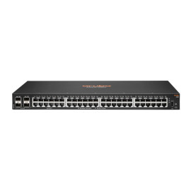 HPE Aruba Networking Aruba 6100 48G 4SFP+ Gestionado L3 Gigabit Ethernet (10/100/1000) 1U Negro