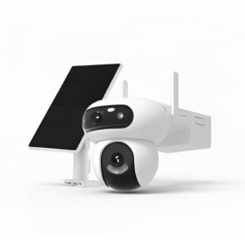 EZVIZ WIFI& 4G DUAL LENS HB90 CÁMARA A BATERÍA ROTATIVA 4MP+4MP PANEL SOLAR KIT
