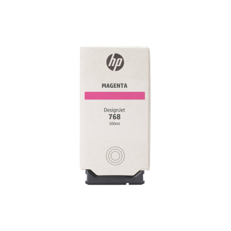HP - HP Cartucho de tinta magenta DesignJet 768 de 500 ml - 4S5B3A