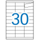 APLI 10387 etiqueta de impresora Blanco