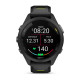 Garmin Forerunner 265S 2,79 cm (1.1'') AMOLED 42 mm Digital 360 x 360 Pixeles Pantalla táctil Negro, Gris Wifi GPS (satélite)