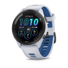 Garmin Forerunner 265 3,3 cm (1.3'') AMOLED 46 mm Digital 416 x 416 Pixeles Pantalla táctil Negro, Blanco Wifi GPS (satélite)