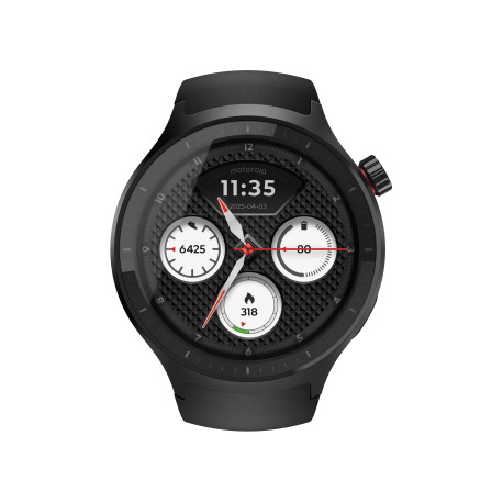Motorola Moto Watch 3,63 cm (1.43'') OLED 47 mm Digital Pantalla táctil Negro GPS (satélite)