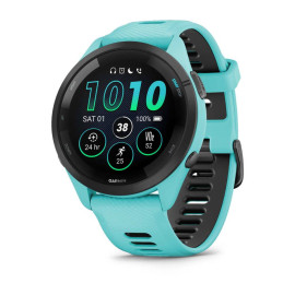 Garmin Forerunner 265 3,3 cm (1.3'') AMOLED 46 mm Digital 416 x 416 Pixeles Pantalla táctil Negro, Azul Wifi GPS (satélite)