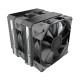 Montech NX600 Procesador Refrigerador de aire 12 cm Negro 1 pieza(s)