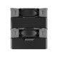 Montech NX600 Procesador Refrigerador de aire 12 cm Negro 1 pieza(s)