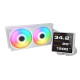 COUGAR - COUGAR CGR-PSDVPRGB-W-240 Procesador Sistema de refrigeración líquida todo en uno 12 cm Blanco - 3MPVP240.0002