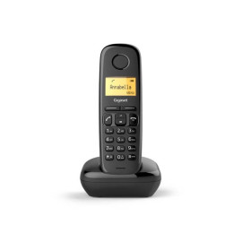 Gigaset A170 Teléfono DECT/analógico Identificador de llamadas Negro