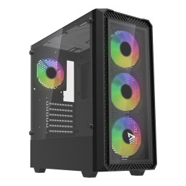 SAVIO - Noctis Glass RGB Cubo Negro - NOCTIS GLASS RGB