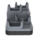 Zebra CRD-WS1X3-4SC-01 cargador de dispositivo móvil Negro, Gris Corriente alterna Interior