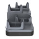 Zebra CRD-WS1X3-4SC-01 cargador de dispositivo móvil Negro, Gris Corriente alterna Interior