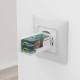 Hama 00201994 cargador de dispositivo móvil Portátil, Smartphone, Tableta Blanco Corriente alterna Carga rápida Interior