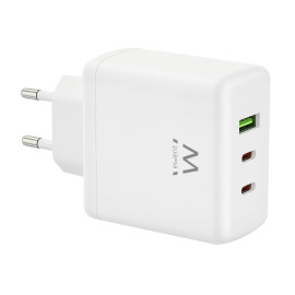 Ewent EW1333 cargador de dispositivo móvil Universal Blanco Corriente alterna Carga rápida Interior
