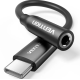 Adaptador Audio Vention BIIBA/ Jack 3.5 Hembra - USB Tipo-C Macho/ 10cm/ Negro