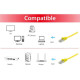 Equip 607660 cable de red Amarillo 1 m Cat6a U/FTP (STP)
