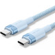 CABLE USB-C A USB-C 240W 2 M AZUL VENTION