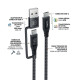 CoolBox CABLE USB-C + A / USB-C DATOS 10GBPS + CARGA RAPIDA 60W