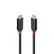 Lindy 37002 cable USB USB4 Gen 3x2 2 m USB C Negro