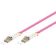 WP WPC-FP4-5LCLC-075 Cable de fibra óptica e InfiniBand 7,5 m LC Violeta