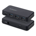 StarTech.com Hub USB-C y Tipo A de 4 Puertos - Ladrón USB de 5Gbps - Autoalimentado
