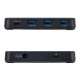 StarTech.com Hub USB-C y Tipo A de 4 Puertos - Ladrón USB de 5Gbps - Autoalimentado