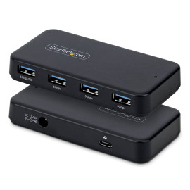 StarTech.com Hub Ladrón USB-A de 4 Puertos - 5Gbps - Autoalimentado - Cable Host 2