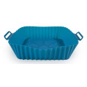 Muitomas AIRFRYSILSETBL accesorio para freidoras Bandeja para hornear Azul