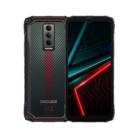 Doogee Blade 10 Energy 16,7 cm (6.56'') SIM doble Android 15 4G USB Tipo C 4 GB 128 GB 6150 mAh Negro, Rojo