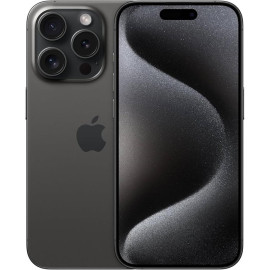 Telefono movil smartphone apple iphone 15 pro 5g - 512gb - 6.1 pulgadas negro acondicionado
