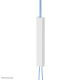 Neomounts ADS06-123WH Canaleta para cables- fijación magnética - universal