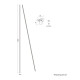 Neomounts ADS06-140BL Organizador para cables - para 1-3 cables - universal