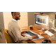 Logitech Signature Slim Solar+, teclado inalámbrico alimentado por luz solar y artificial