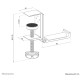 NEWSTAR - Neomounts ADS11-171SL Soporte de auriculares - universal - ADS11-171SL
