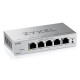 Zyxel GS1200-5V3 Gestionado L2 Gigabit Ethernet (10/100/1000) Escritorio Gris