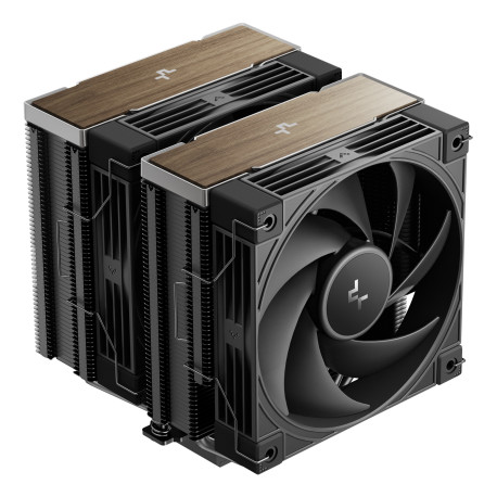 DEEPCOOL - REFRIGERADOR CPU MULTIZOCALO DEEPCOOL AK620 G2 VENTILADOR DOBLE NEGRO-MADERA - R-AK620G2-BKNNMN-GJ